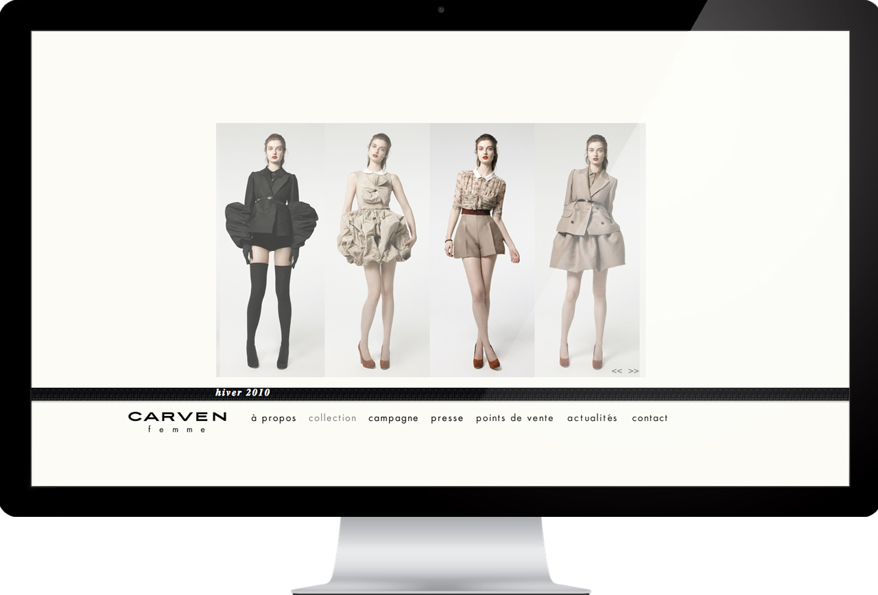 Carven website collection page